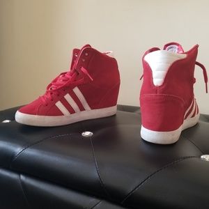 Adidas wedged sneakers